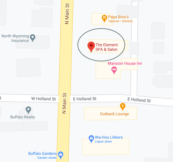 The Element Salon and Spa Buffalo Location and Directions